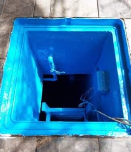 طريقة عزل خزان الماء الارضي من الداخل